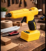 Pistolet na gorąco na akumulator 21v+19wkładów 