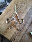 Nozyczki higieniczne lekarskie dwie sztuki