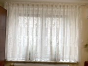 Dekoracyjna Firana Żakardowa Na Taśmie Kolor Ecru 142x200 cm