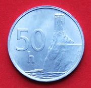 50  Halerzy  1993 r  -   Słowacja     stan !!!