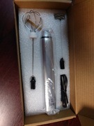 Spieniacz do mleka. Dwie końcówki. Ładowany USB.