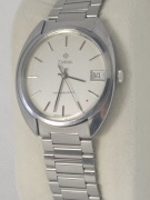 Zegarek Vintage Zodiac Quartz 36mm Oryginalna Bransoleta Sprawny