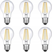 6PAK - Żarówki LED Belns Melns E27, 7W 806 lumenów 2700K ciepła biel