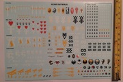 Craftworlds Eldars - Kalkomania / Transfer Sheet.