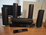 Pioneer vsx-s500-s amplituner kina domowego+ zestaw głośników 
