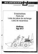 Katalog części Weidemann 917