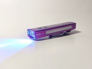 Latarka światło białe 1200LM, światło UV 365nm, kolory RGB, komplet