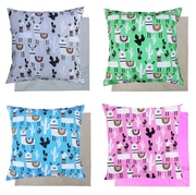 Poszewka 40x40 cm Alpaki Lamy - różne kolory - Bawełna