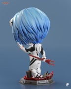 Figurka druk 3D żywica 12K " Rei Chibi - F1037 " - Chibi