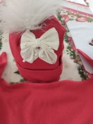 Zestaw zimowy czapka i chusta pod szyję 