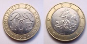 Monako 10 franków 1994 r. BIMETAL RZADKOŚĆ!