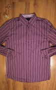 Koszula Lindbergh r. 41/42 L wielokolorowa w paski męska dł rękaw 