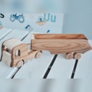 TIR, Ciężarówka, auto drewniane