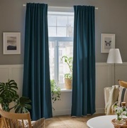 IKEA ANNAKAJSA  Zasłony zaciemniające 145x250 grube kotary niebieski