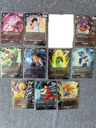 Dragon Ball Super Fusion World FB03 ZESTAW 11 KART SR 