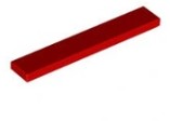 LEGO FLAT TILE 1X6 RED 4113858/6636