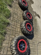 Polaris 4 x Felgi, Koła 14" Beadlock z oponami Maxxis Bighorn do RZR