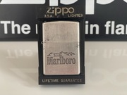 Zapalniczka Zippo 1999 Marlboro Mountain, Antique Silver
