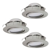 PINEDA 95859 oprawa wpuszczana LED 5,5W 3000K ściemnialna Zestaw 3 sztuk