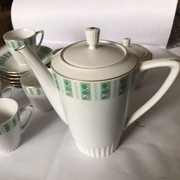 Porcelana Chińska zestaw serwis kawa/herbata delikatny, 5 fil.