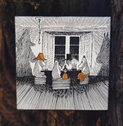 Szkatułka pudełko na prezent urodziny Muminki muminek 