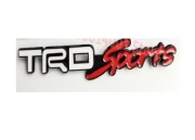 Naklejka Emblemat Znaczek Logo TRD Sports TOYOTA 63mm x 8mm klapa błotnik