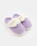 Fioletowe Kapcie z futerkiem Pusheen the Cat r 40/41 Sinsay 