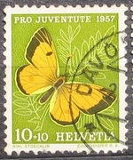 Szwajcaria 1957 r. Motyle