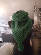 Komin szal damski z pomponem 