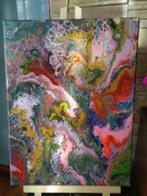  Obraz "metaliczny błysk" pouring