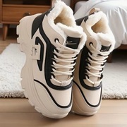 Nowe damskie modne, ocieplane buty sportowe 