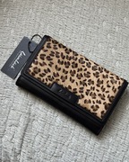 Portfel ze skóry naturalnej w panterkę Laimböck - z kolekcji limitowanej