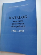 KATALOG ZNACZKÓW POCZTOWYCH ZIEM POLSKICH 1992-93
