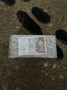 Brykiet 500 ZŁ profesjonalnie zniszczonych banknotów 350000