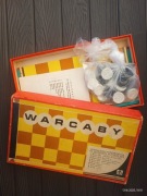 Gra planszowa WARCABY kompletna WOSI PRL 1975r BDB