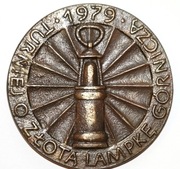 medal harcerski TURNIEJ O ZŁOTĄ LAMPKĘ GÓRNICZĄ 1979