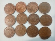 12 sztuk Monet 50 Ore 1989 do 2006 Denmark