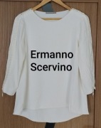Oryginalna włoska bluzka Ermanno Scervino wiskoza acetat 