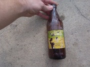 Olej jadalny uniwersalny 1989 PRL pusta butelka opakowanie 0,5 L