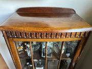 Szafka, serwantka, stara na butelki. Barek z Francji przeszklony