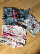 Kombinezon kardigan koszulki dla dziewczynki