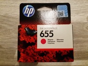 Oryginalny tusz HP 655 magenta