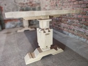 Stół dębowy klasztorny loft Glamour 