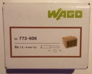 WAGO Szybkozłączka Złączka na drut 6X4 mm 773-606 50 szt