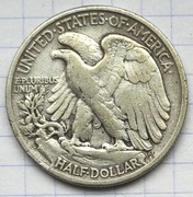 0999 USA 50 centów HALF 1946 S srebro rzadki!