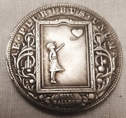 1 Dolar USA ,Morgan Dolar,,Hobo Nickel ,KOPIA 