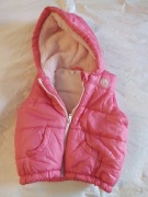 Różowy bezrękawnik 98 dla dziewczynki