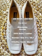 Semler  Eleganckie damskie buty, 100% Skóra, Rozmiar 5,5 / 38,5