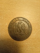 Francja 10 centimes 1855r.