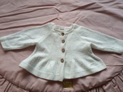 Sweterek newbie 56 biały 